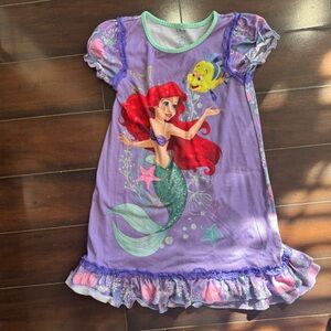 Girls size 5/6 Vintage Disney Little Mermaid Night Gown